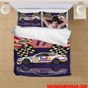 Denny Hamlin Nascar Racing Home Blanket | Bedding Duvet Cover + 1|2 Pillow Cases 1 Nascar store - Loyal fans of Denny Hamlin's Bedding Duvet Cover + 1/2 Pillow Cases,Blanket Microfiber Fleece,Blanket Premium Sherpa:vintage nascar racing suit,uniform,apparel,shirts,merch,hoodie,jackets,shorts,sweatshirt,outfits,clothes