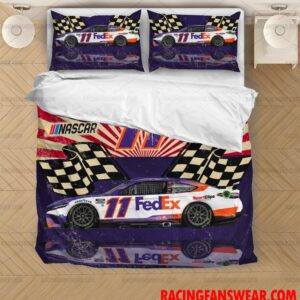 Denny Hamlin Nascar Racing Home Blanket | Bedding Duvet Cover + 1|2 Pillow Cases 2 Nascar store - Loyal fans of Denny Hamlin's Bedding Duvet Cover + 1/2 Pillow Cases,Blanket Microfiber Fleece,Blanket Premium Sherpa:vintage nascar racing suit,uniform,apparel,shirts,merch,hoodie,jackets,shorts,sweatshirt,outfits,clothes