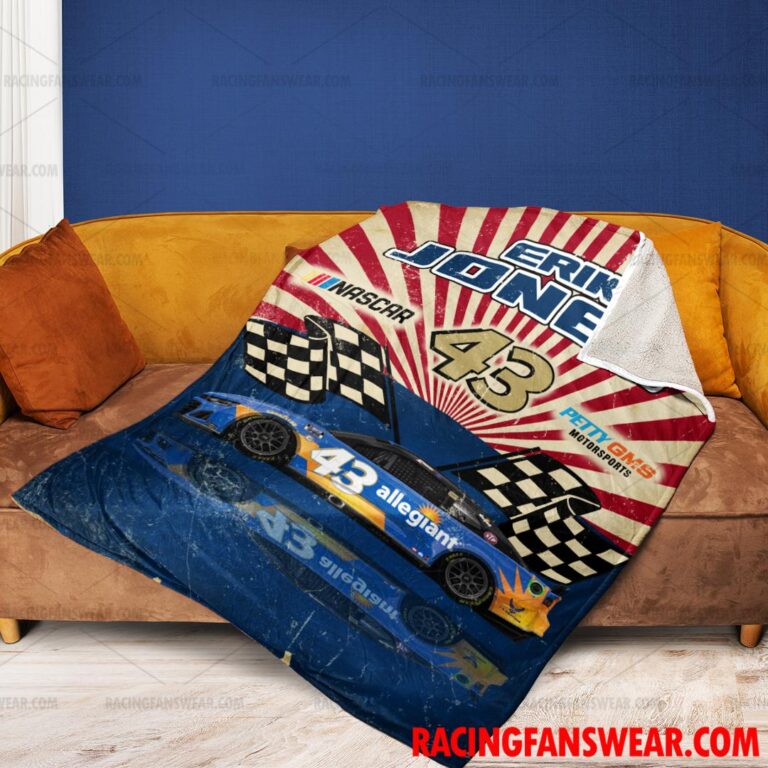 Nascar store - Loyal fans of Erik Jones's Bedding Duvet Cover + 1/2 Pillow Cases,Blanket Microfiber Fleece,Blanket Premium Sherpa:vintage nascar racing suit,uniform,apparel,shirts,merch,hoodie,jackets,shorts,sweatshirt,outfits,clothes