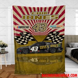 Erik Jones Nascar Racing Home Blanket | Bedding Duvet Cover + 1|2 Pillow Cases 6 Nascar store - Loyal fans of Erik Jones's Bedding Duvet Cover + 1/2 Pillow Cases,Blanket Microfiber Fleece,Blanket Premium Sherpa:vintage nascar racing suit,uniform,apparel,shirts,merch,hoodie,jackets,shorts,sweatshirt,outfits,clothes