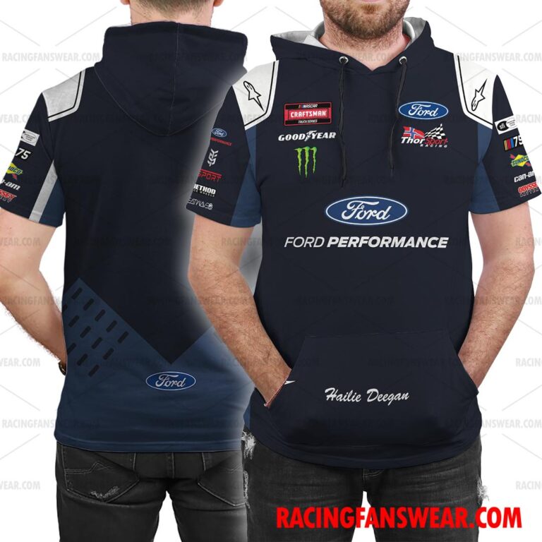 Nascar store - Loyal fans of Hailie Deegan's Bomber Jacket,Unisex Thick Coat,Unisex Sleeveless Hoodie,Unisex Hooded T-Shirt,Kid Sleeveless Hoodie,Kid Hooded T-Shirts,Kid Thick Coat:vintage nascar racing suit,uniform,apparel,shirts,merch,hoodie,jackets,shorts,sweatshirt,outfits,clothes