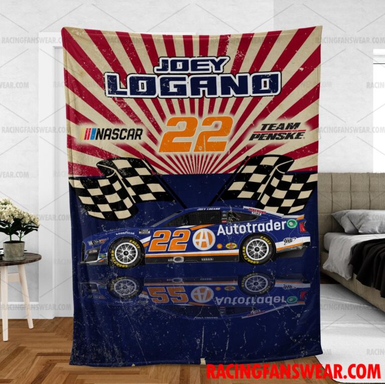 Nascar store - Loyal fans of Joey Logano's Bedding Duvet Cover + 1/2 Pillow Cases,Blanket Microfiber Fleece,Blanket Premium Sherpa:vintage nascar racing suit,uniform,apparel,shirts,merch,hoodie,jackets,shorts,sweatshirt,outfits,clothes