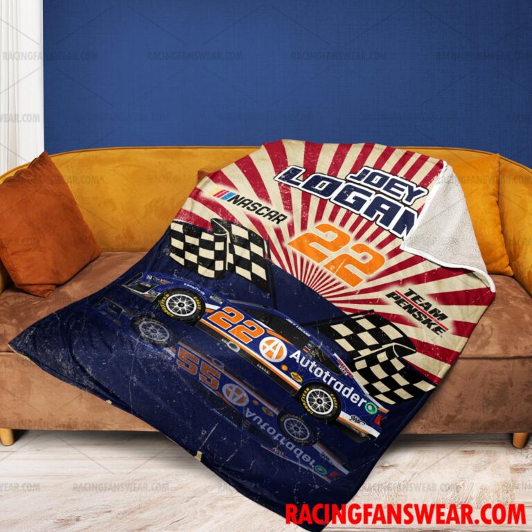 Nascar store - Loyal fans of Joey Logano's Bedding Duvet Cover + 1/2 Pillow Cases,Blanket Microfiber Fleece,Blanket Premium Sherpa:vintage nascar racing suit,uniform,apparel,shirts,merch,hoodie,jackets,shorts,sweatshirt,outfits,clothes