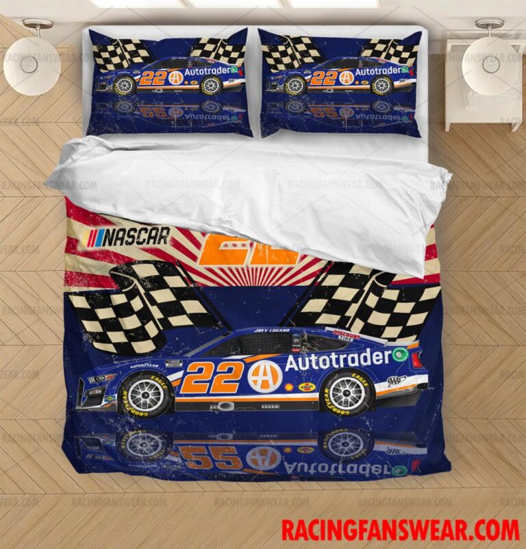 Nascar store - Loyal fans of Joey Logano's Bedding Duvet Cover + 1/2 Pillow Cases,Blanket Microfiber Fleece,Blanket Premium Sherpa:vintage nascar racing suit,uniform,apparel,shirts,merch,hoodie,jackets,shorts,sweatshirt,outfits,clothes