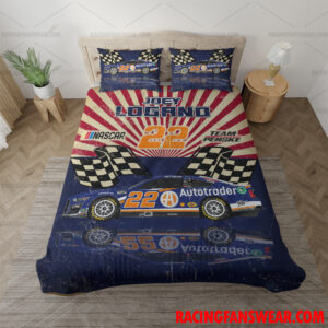 Nascar store - Loyal fans of Joey Logano's Bedding Duvet Cover + 1/2 Pillow Cases,Blanket Microfiber Fleece,Blanket Premium Sherpa:vintage nascar racing suit,uniform,apparel,shirts,merch,hoodie,jackets,shorts,sweatshirt,outfits,clothes