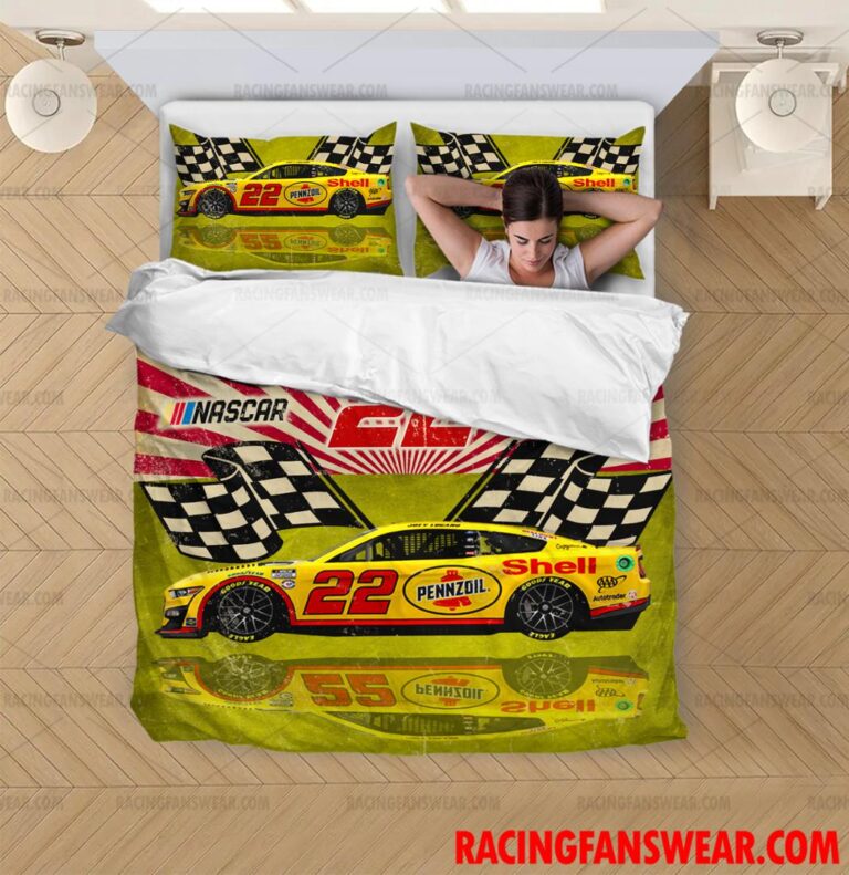 Nascar store - Loyal fans of Joey Logano's Bedding Duvet Cover + 1/2 Pillow Cases,Blanket Microfiber Fleece,Blanket Premium Sherpa:vintage nascar racing suit,uniform,apparel,shirts,merch,hoodie,jackets,shorts,sweatshirt,outfits,clothes