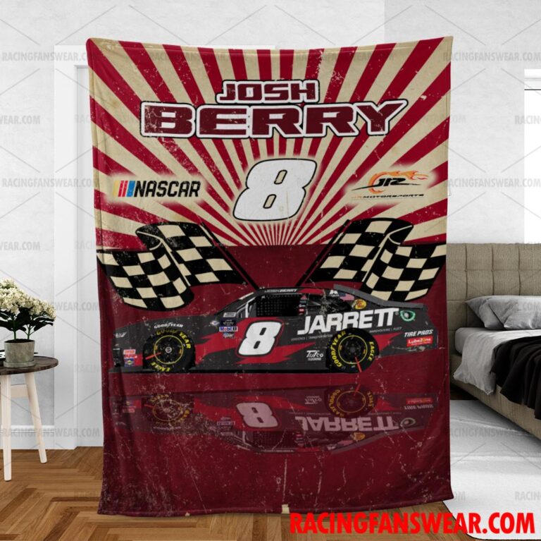 Nascar store - Loyal fans of Josh Berry's Bedding Duvet Cover + 1/2 Pillow Cases,Blanket Microfiber Fleece,Blanket Premium Sherpa:vintage nascar racing suit,uniform,apparel,shirts,merch,hoodie,jackets,shorts,sweatshirt,outfits,clothes