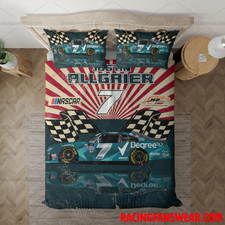 Nascar store - Loyal fans of Justin Allgaier's Bedding Duvet Cover + 1/2 Pillow Cases,Blanket Microfiber Fleece,Blanket Premium Sherpa:vintage nascar racing suit,uniform,apparel,shirts,merch,hoodie,jackets,shorts,sweatshirt,outfits,clothes