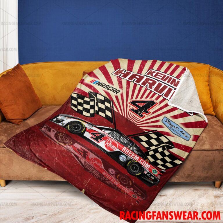 Nascar store - Loyal fans of Kevin Harvick's Bedding Duvet Cover + 1/2 Pillow Cases,Blanket Microfiber Fleece,Blanket Premium Sherpa:vintage nascar racing suit,uniform,apparel,shirts,merch,hoodie,jackets,shorts,sweatshirt,outfits,clothes