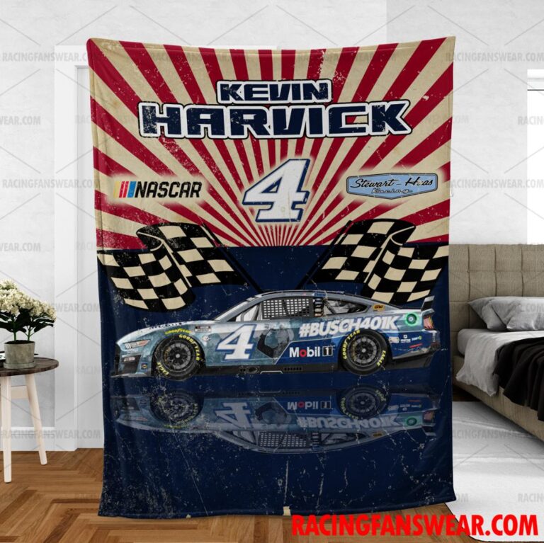 Nascar store - Loyal fans of Kevin Harvick's Bedding Duvet Cover + 1/2 Pillow Cases,Blanket Microfiber Fleece,Blanket Premium Sherpa:vintage nascar racing suit,uniform,apparel,shirts,merch,hoodie,jackets,shorts,sweatshirt,outfits,clothes