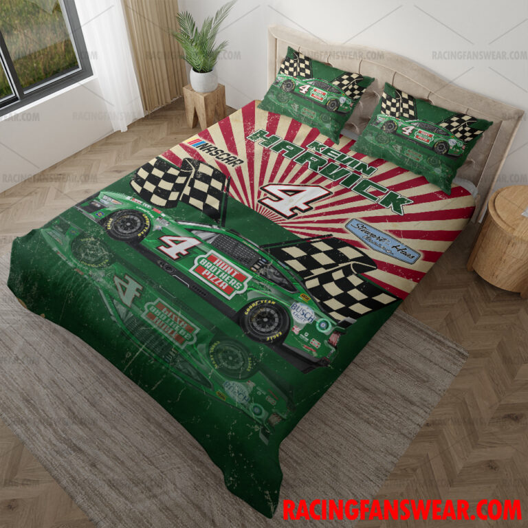 Nascar store - Loyal fans of Kevin Harvick's Bedding Duvet Cover + 1/2 Pillow Cases,Blanket Microfiber Fleece,Blanket Premium Sherpa:vintage nascar racing suit,uniform,apparel,shirts,merch,hoodie,jackets,shorts,sweatshirt,outfits,clothes