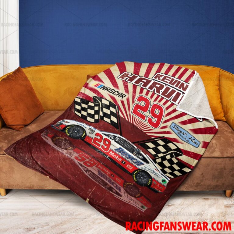 Nascar store - Loyal fans of Kevin Harvick's Bedding Duvet Cover + 1/2 Pillow Cases,Blanket Microfiber Fleece,Blanket Premium Sherpa:vintage nascar racing suit,uniform,apparel,shirts,merch,hoodie,jackets,shorts,sweatshirt,outfits,clothes