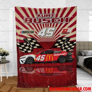 Kurt Busch Nascar Racing Home Blanket | Bedding Duvet Cover + 1|2 Pillow Cases 6 Nascar store - Loyal fans of Kurt Busch's Bedding Duvet Cover + 1/2 Pillow Cases,Blanket Microfiber Fleece,Blanket Premium Sherpa:vintage nascar racing suit,uniform,apparel,shirts,merch,hoodie,jackets,shorts,sweatshirt,outfits,clothes