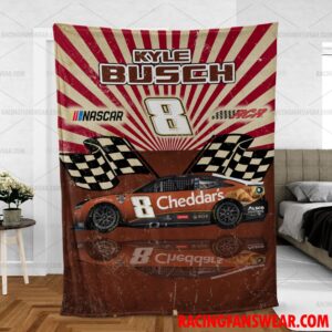 Kyle Busch Nascar Racing Home Blanket | Bedding Duvet Cover + 1|2 Pillow Cases 6 Nascar store - Loyal fans of Kyle Busch's Bedding Duvet Cover + 1/2 Pillow Cases,Blanket Microfiber Fleece,Blanket Premium Sherpa:vintage nascar racing suit,uniform,apparel,shirts,merch,hoodie,jackets,shorts,sweatshirt,outfits,clothes