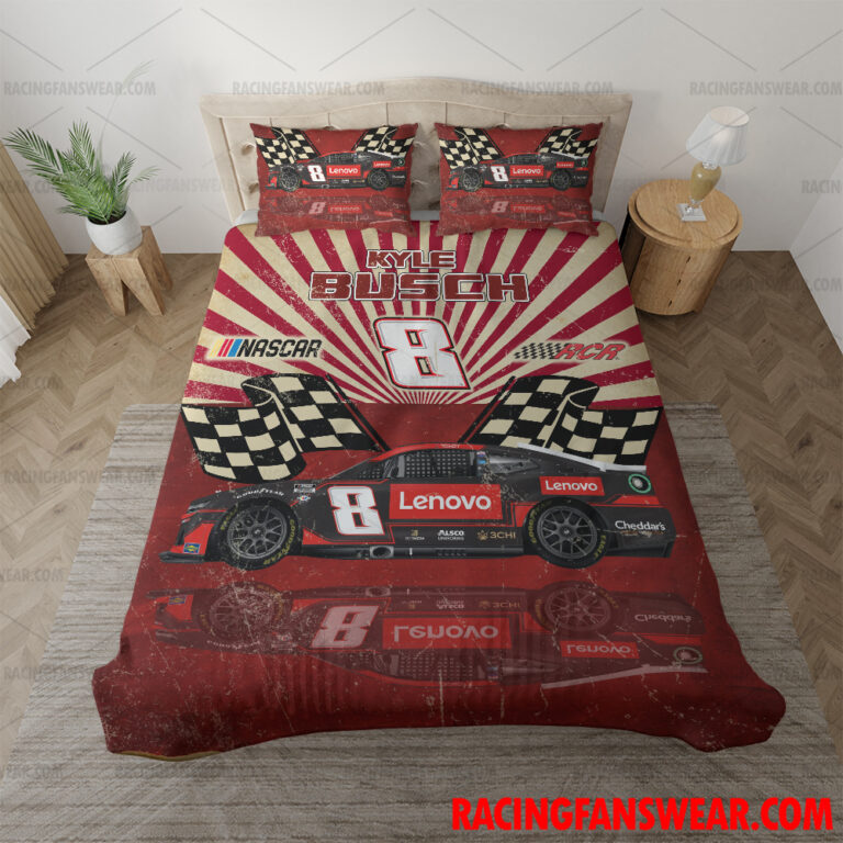 Nascar store - Loyal fans of Kyle Busch's Bedding Duvet Cover + 1/2 Pillow Cases,Blanket Microfiber Fleece,Blanket Premium Sherpa:vintage nascar racing suit,uniform,apparel,shirts,merch,hoodie,jackets,shorts,sweatshirt,outfits,clothes