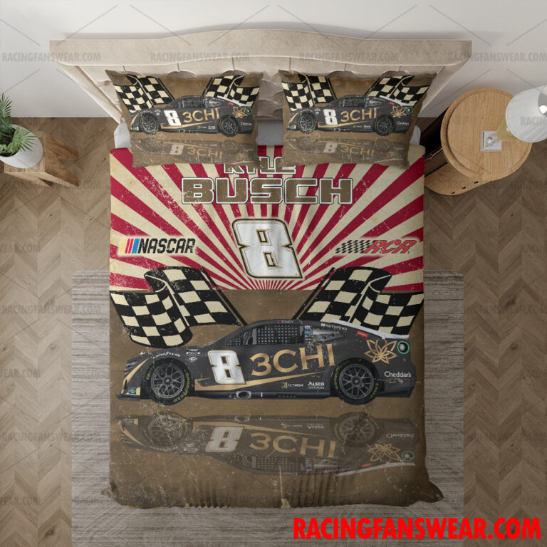 Nascar store - Loyal fans of Kyle Busch's Bedding Duvet Cover + 1/2 Pillow Cases,Blanket Microfiber Fleece,Blanket Premium Sherpa:vintage nascar racing suit,uniform,apparel,shirts,merch,hoodie,jackets,shorts,sweatshirt,outfits,clothes