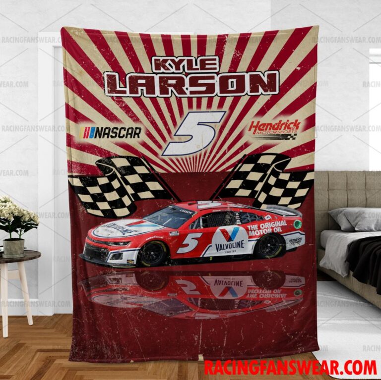 Nascar store - Loyal fans of Kyle Larson's Bedding Duvet Cover + 1/2 Pillow Cases,Blanket Microfiber Fleece,Blanket Premium Sherpa:vintage nascar racing suit,uniform,apparel,shirts,merch,hoodie,jackets,shorts,sweatshirt,outfits,clothes