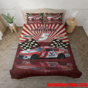 Nascar store - Loyal fans of Kyle Larson's Bedding Duvet Cover + 1/2 Pillow Cases,Blanket Microfiber Fleece,Blanket Premium Sherpa:vintage nascar racing suit,uniform,apparel,shirts,merch,hoodie,jackets,shorts,sweatshirt,outfits,clothes