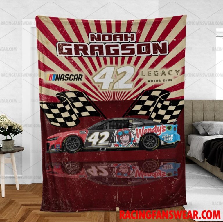 Nascar store - Loyal fans of Noah Gragson's Bedding Duvet Cover + 1/2 Pillow Cases,Blanket Microfiber Fleece,Blanket Premium Sherpa:vintage nascar racing suit,uniform,apparel,shirts,merch,hoodie,jackets,shorts,sweatshirt,outfits,clothes