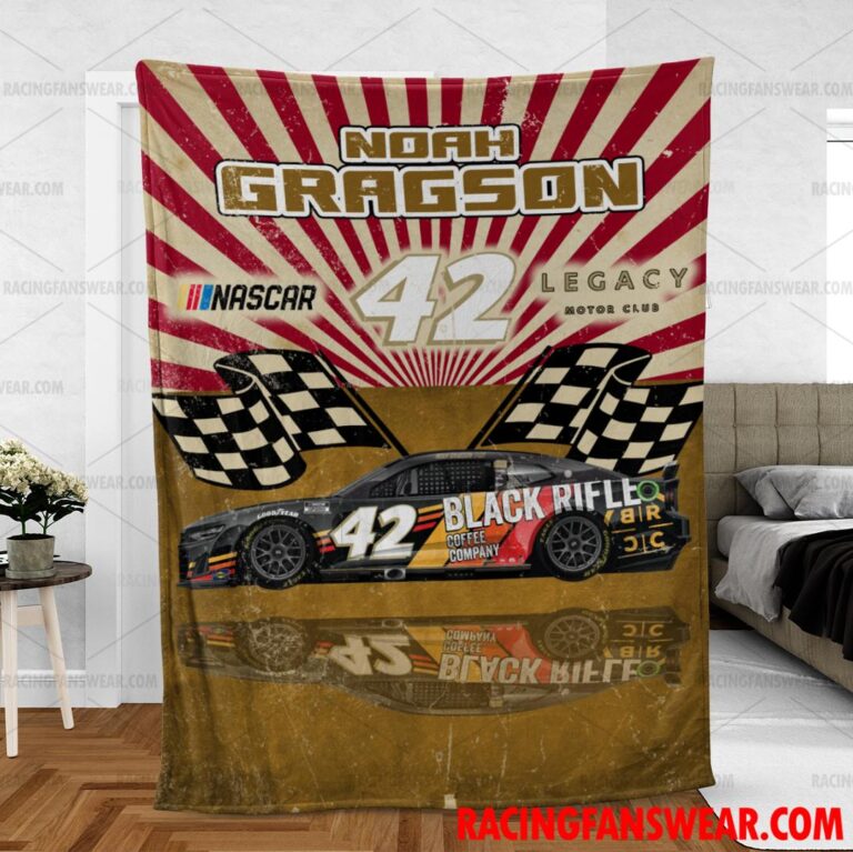 Nascar store - Loyal fans of Noah Gragson's Bedding Duvet Cover + 1/2 Pillow Cases,Blanket Microfiber Fleece,Blanket Premium Sherpa:vintage nascar racing suit,uniform,apparel,shirts,merch,hoodie,jackets,shorts,sweatshirt,outfits,clothes