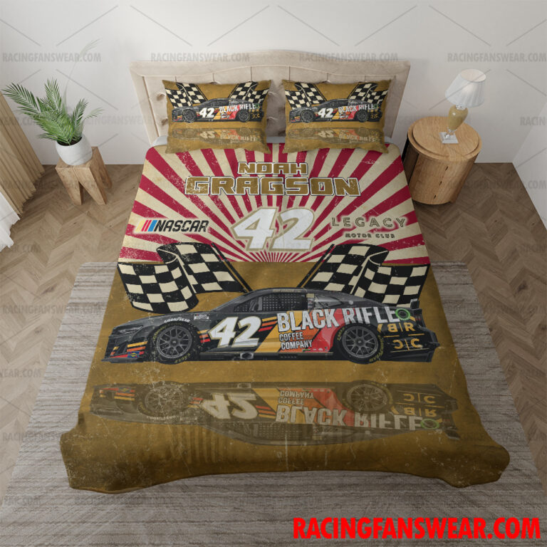 Nascar store - Loyal fans of Noah Gragson's Bedding Duvet Cover + 1/2 Pillow Cases,Blanket Microfiber Fleece,Blanket Premium Sherpa:vintage nascar racing suit,uniform,apparel,shirts,merch,hoodie,jackets,shorts,sweatshirt,outfits,clothes