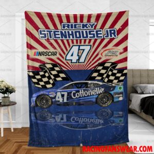 Ricky Stenhouse Jr Nascar Racing Home Blanket | Bedding Duvet Cover + 1|2 Pillow Cases 6 Nascar store - Loyal fans of Ricky Stenhouse Jr's Bedding Duvet Cover + 1/2 Pillow Cases,Blanket Microfiber Fleece,Blanket Premium Sherpa:vintage nascar racing suit,uniform,apparel,shirts,merch,hoodie,jackets,shorts,sweatshirt,outfits,clothes