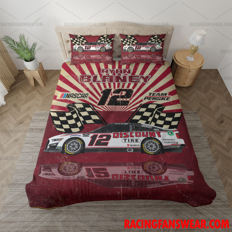 Nascar store - Loyal fans of Ryan Blaney's Bedding Duvet Cover + 1/2 Pillow Cases,Blanket Microfiber Fleece,Blanket Premium Sherpa:vintage nascar racing suit,uniform,apparel,shirts,merch,hoodie,jackets,shorts,sweatshirt,outfits,clothes