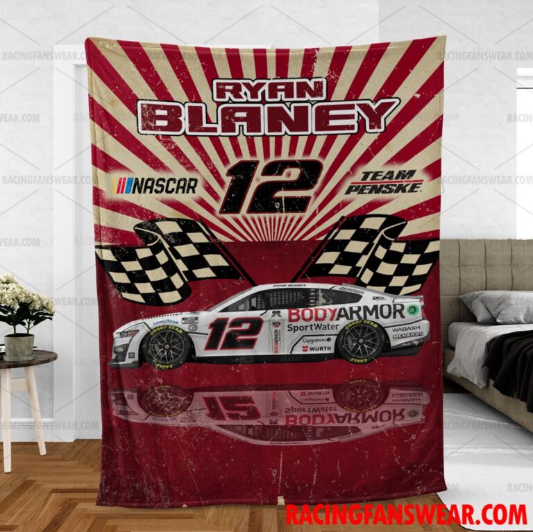 Nascar store - Loyal fans of Ryan Blaney's Bedding Duvet Cover + 1/2 Pillow Cases,Blanket Microfiber Fleece,Blanket Premium Sherpa:vintage nascar racing suit,uniform,apparel,shirts,merch,hoodie,jackets,shorts,sweatshirt,outfits,clothes