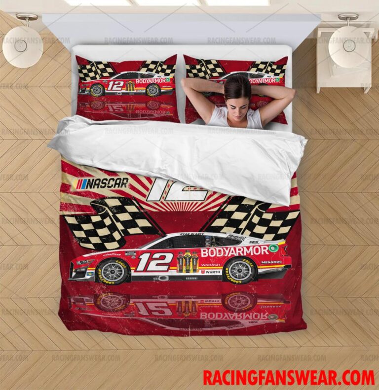 Nascar store - Loyal fans of Ryan Blaney's Bedding Duvet Cover + 1/2 Pillow Cases,Blanket Microfiber Fleece,Blanket Premium Sherpa:vintage nascar racing suit,uniform,apparel,shirts,merch,hoodie,jackets,shorts,sweatshirt,outfits,clothes