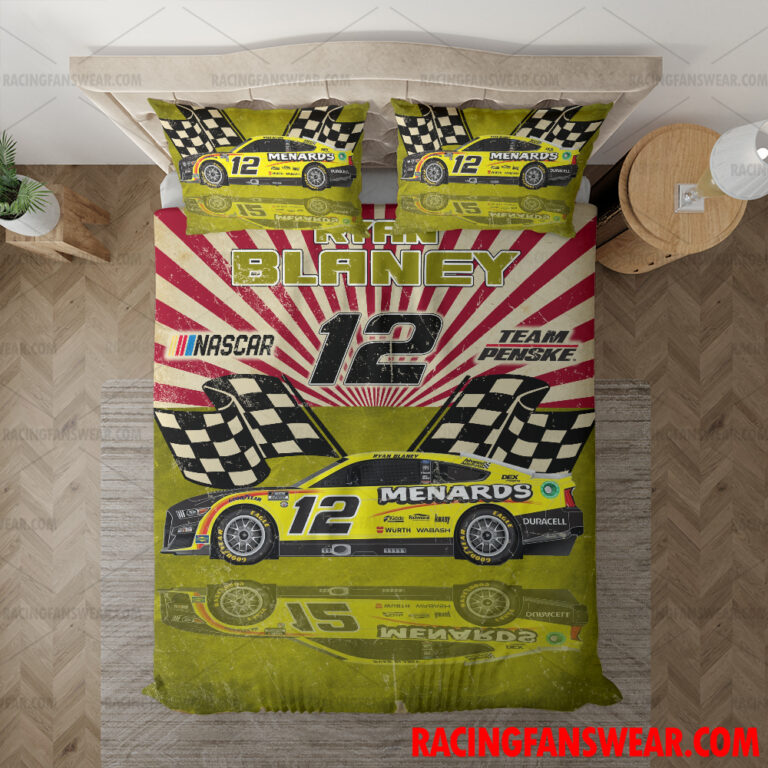 Nascar store - Loyal fans of Ryan Blaney's Bedding Duvet Cover + 1/2 Pillow Cases,Blanket Microfiber Fleece,Blanket Premium Sherpa:vintage nascar racing suit,uniform,apparel,shirts,merch,hoodie,jackets,shorts,sweatshirt,outfits,clothes