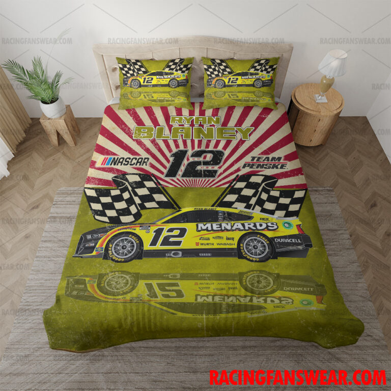 Nascar store - Loyal fans of Ryan Blaney's Bedding Duvet Cover + 1/2 Pillow Cases,Blanket Microfiber Fleece,Blanket Premium Sherpa:vintage nascar racing suit,uniform,apparel,shirts,merch,hoodie,jackets,shorts,sweatshirt,outfits,clothes