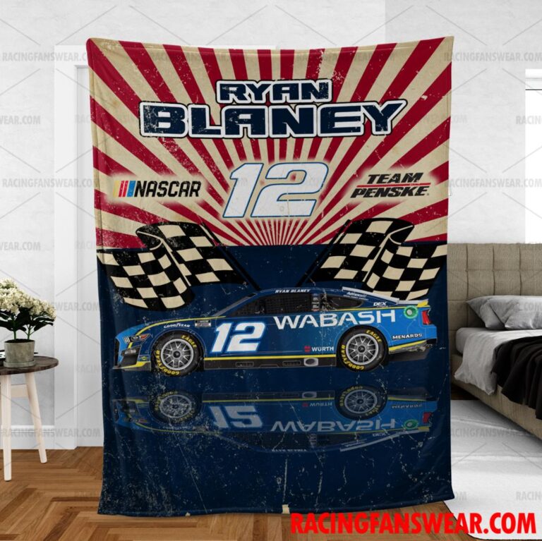 Nascar store - Loyal fans of Ryan Blaney's Bedding Duvet Cover + 1/2 Pillow Cases,Blanket Microfiber Fleece,Blanket Premium Sherpa:vintage nascar racing suit,uniform,apparel,shirts,merch,hoodie,jackets,shorts,sweatshirt,outfits,clothes