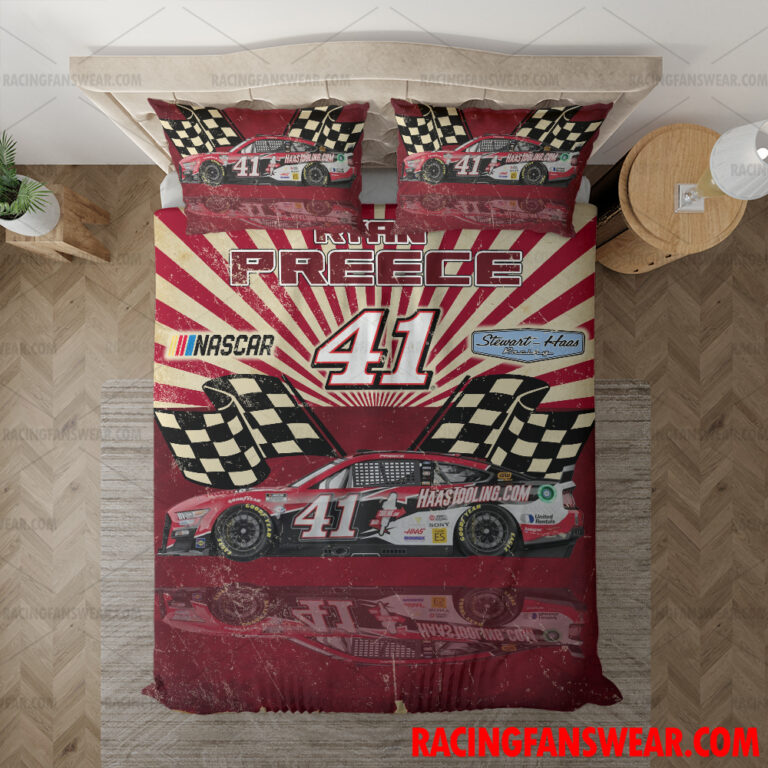 Nascar store - Loyal fans of Ryan Preece's Bedding Duvet Cover + 1/2 Pillow Cases,Blanket Microfiber Fleece,Blanket Premium Sherpa:vintage nascar racing suit,uniform,apparel,shirts,merch,hoodie,jackets,shorts,sweatshirt,outfits,clothes