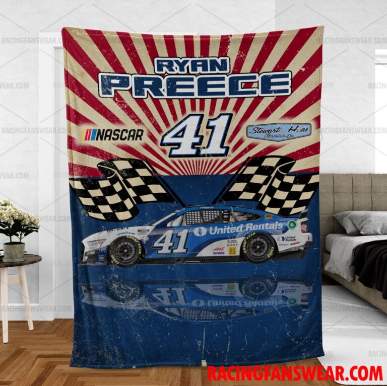 Nascar store - Loyal fans of Ryan Preece's Bedding Duvet Cover + 1/2 Pillow Cases,Blanket Microfiber Fleece,Blanket Premium Sherpa:vintage nascar racing suit,uniform,apparel,shirts,merch,hoodie,jackets,shorts,sweatshirt,outfits,clothes