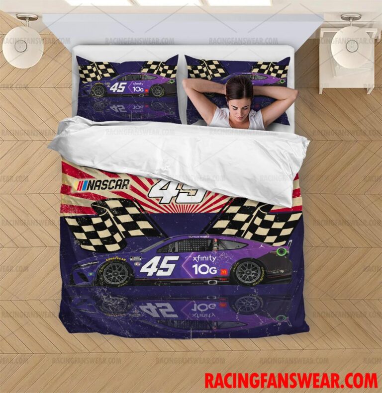 Nascar store - Loyal fans of Tyler Reddick's Bedding Duvet Cover + 1/2 Pillow Cases,Blanket Microfiber Fleece,Blanket Premium Sherpa:vintage nascar racing suit,uniform,apparel,shirts,merch,hoodie,jackets,shorts,sweatshirt,outfits,clothes