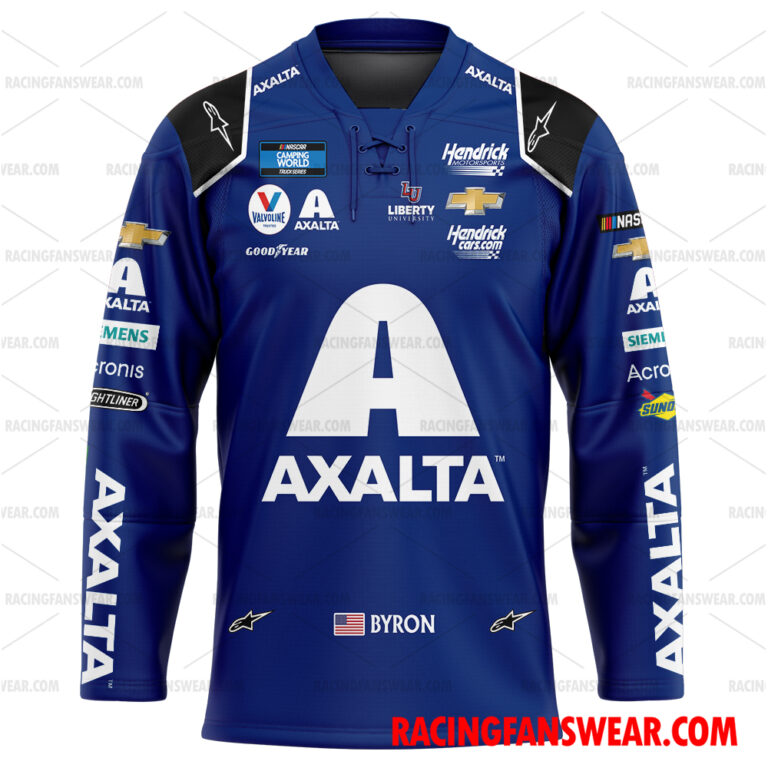 Nascar store - Loyal fans of William Byron's Unisex Baseball Jerseys,Kid Baseball Jerseys,Youth Baseball Jerseys,Men's Hockey Jerseys,WoMen's Hockey Jerseys,Youth's Hockey Jerseys:vintage nascar racing suit,uniform,apparel,shirts,merch,hoodie,jackets,shorts,sweatshirt,outfits,clothes