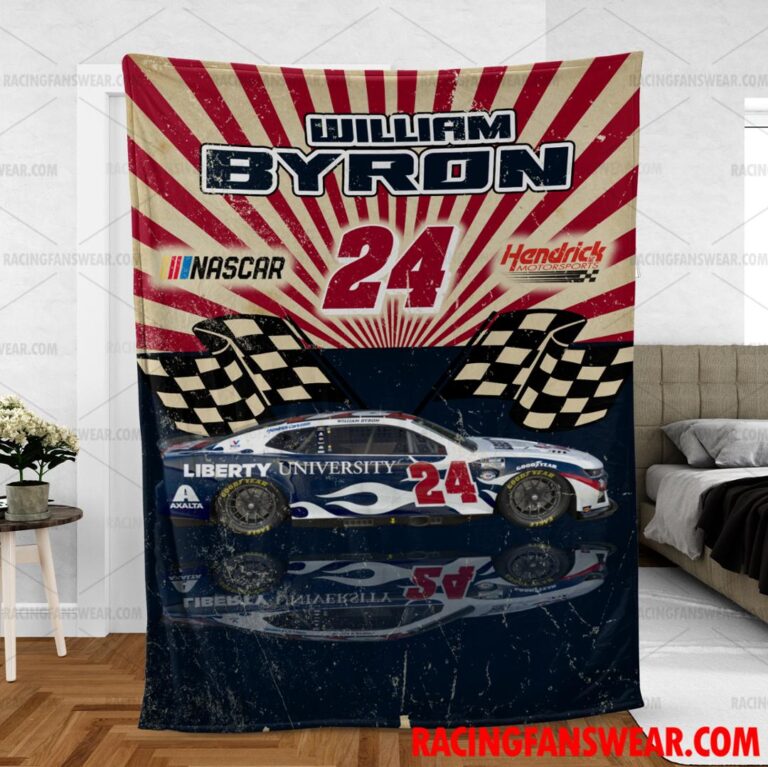 Nascar store - Loyal fans of William Byron's Bedding Duvet Cover + 1/2 Pillow Cases,Blanket Microfiber Fleece,Blanket Premium Sherpa:vintage nascar racing suit,uniform,apparel,shirts,merch,hoodie,jackets,shorts,sweatshirt,outfits,clothes