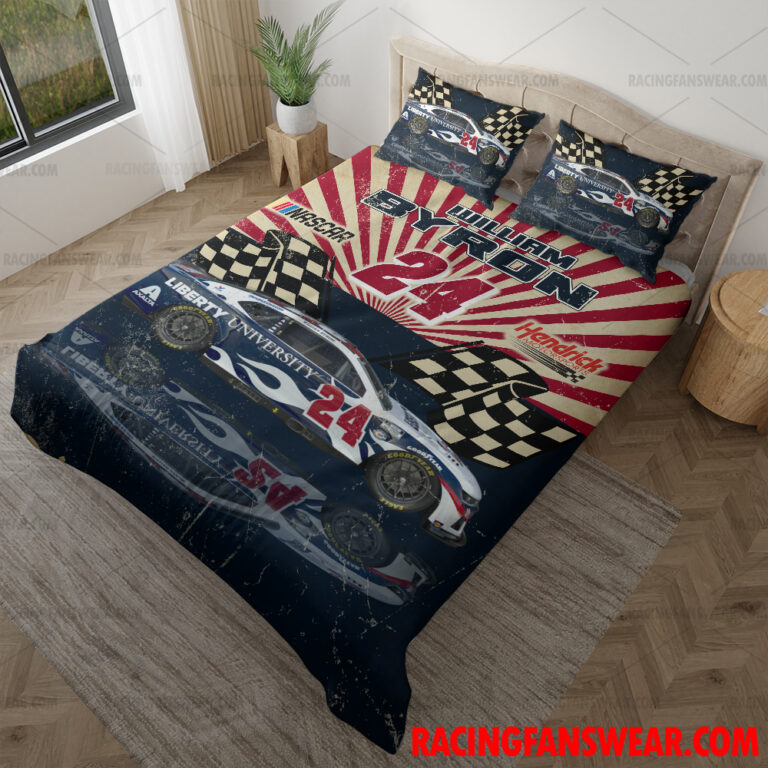 Nascar store - Loyal fans of William Byron's Bedding Duvet Cover + 1/2 Pillow Cases,Blanket Microfiber Fleece,Blanket Premium Sherpa:vintage nascar racing suit,uniform,apparel,shirts,merch,hoodie,jackets,shorts,sweatshirt,outfits,clothes