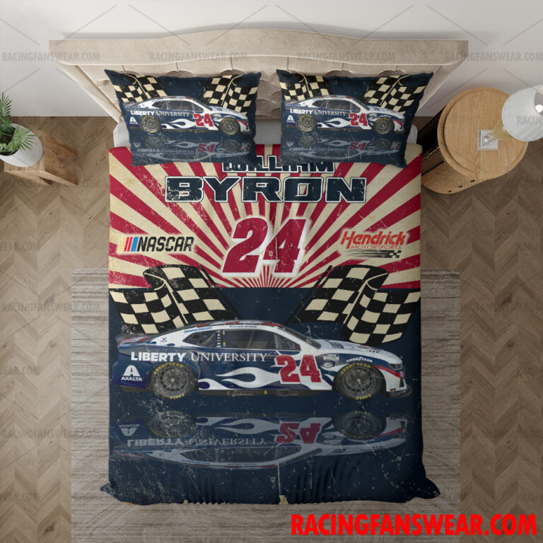 Nascar store - Loyal fans of William Byron's Bedding Duvet Cover + 1/2 Pillow Cases,Blanket Microfiber Fleece,Blanket Premium Sherpa:vintage nascar racing suit,uniform,apparel,shirts,merch,hoodie,jackets,shorts,sweatshirt,outfits,clothes