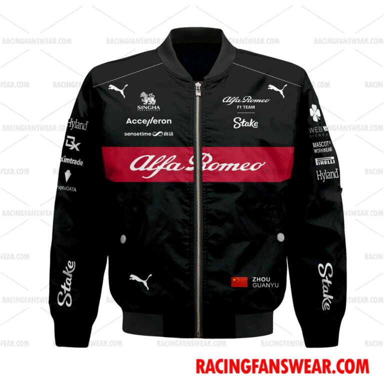 Formula One store - Loyal fans of Zhou Guanyu's Bomber Jacket,Unisex Thick Coat,Unisex Sleeveless Hoodie,Unisex Hooded T-Shirt,Kid Sleeveless Hoodie,Kid Hooded T-Shirts,Kid Thick Coat:vintage formula one racing suit,uniform,apparel,shirts,merch,hoodie,jackets,shorts,sweatshirt,outfits,clothes