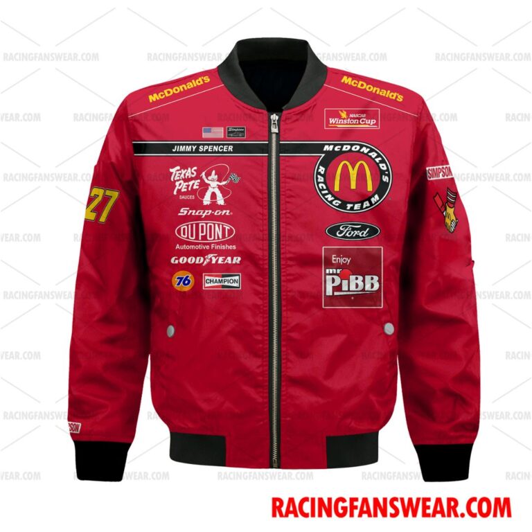 Nascar store - Loyal fans of Jimmy Spencer's Bomber Jacket,Unisex Thick Coat,Unisex Sleeveless Hoodie,Unisex Hooded T-Shirt,Kid Sleeveless Hoodie,Kid Hooded T-Shirts,Kid Thick Coat:vintage nascar racing suit,uniform,apparel,shirts,merch,hoodie,jackets,shorts,sweatshirt,outfits,clothes