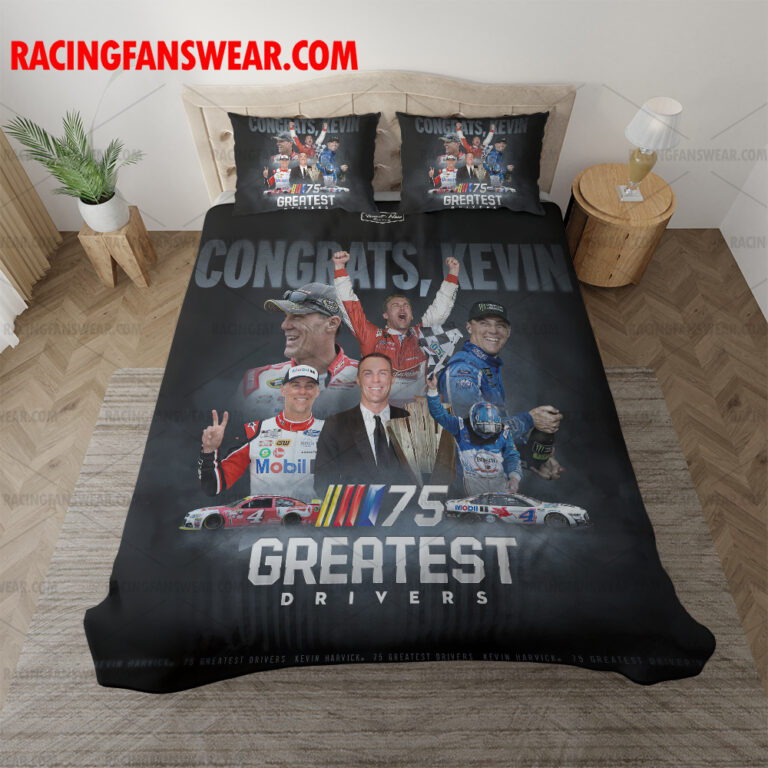 Nascar store - Loyal fans of Kevin Harvick's Bedding Duvet Cover + 1/2 Pillow Cases,Blanket Microfiber Fleece,Blanket Premium Sherpa:vintage nascar racing suit,uniform,apparel,shirts,merch,hoodie,jackets,shorts,sweatshirt,outfits,clothes