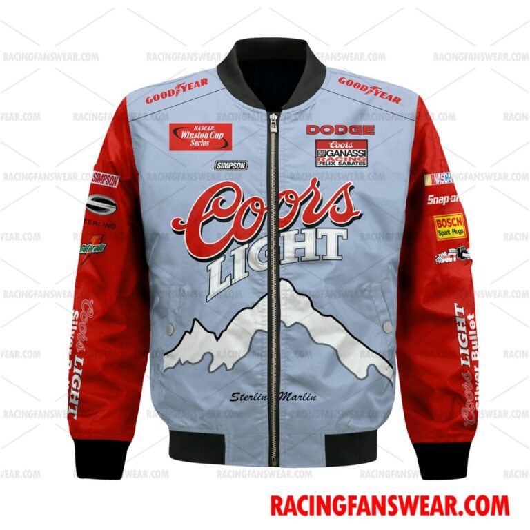 Nascar store - Loyal fans of Sterling Marlin's Bomber Jacket,Unisex Thick Coat,Unisex Sleeveless Hoodie,Unisex Hooded T-Shirt,Kid Sleeveless Hoodie,Kid Hooded T-Shirts,Kid Thick Coat:vintage nascar racing suit,uniform,apparel,shirts,merch,hoodie,jackets,shorts,sweatshirt,outfits,clothes