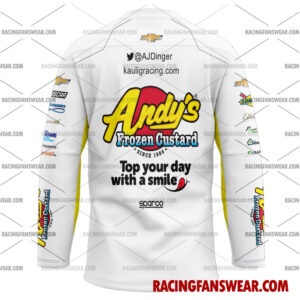 AJ Allmendinger Nascar Racing 2022 Andy's Frozen Custard Uniform Apparel Clothes Baseball Jersey Hockey Jersey 4 Nascar store - Loyal fans of AJ Allmendinger's Unisex Baseball Jerseys,Kid Baseball Jerseys,Youth Baseball Jerseys,Men's Hockey Jerseys,WoMen's Hockey Jerseys,Youth's Hockey Jerseys:vintage nascar racing suit,uniform,apparel,shirts,merch,hoodie,jackets,shorts,sweatshirt,outfits,clothes