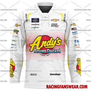 AJ Allmendinger Nascar Racing 2022 Andy's Frozen Custard Uniform Apparel Clothes Baseball Jersey Hockey Jersey 3 Nascar store - Loyal fans of AJ Allmendinger's Unisex Baseball Jerseys,Kid Baseball Jerseys,Youth Baseball Jerseys,Men's Hockey Jerseys,WoMen's Hockey Jerseys,Youth's Hockey Jerseys:vintage nascar racing suit,uniform,apparel,shirts,merch,hoodie,jackets,shorts,sweatshirt,outfits,clothes