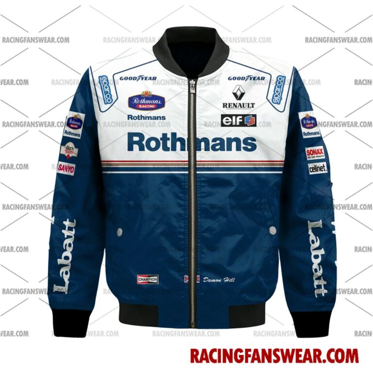 Formula One store - Loyal fans of Damon Hill's Bomber Jacket,Unisex Thick Coat,Unisex Sleeveless Hoodie,Unisex Hooded T-Shirt,Kid Sleeveless Hoodie,Kid Hooded T-Shirts,Kid Thick Coat:vintage formula one racing suit,uniform,apparel,shirts,merch,hoodie,jackets,shorts,sweatshirt,outfits,clothes