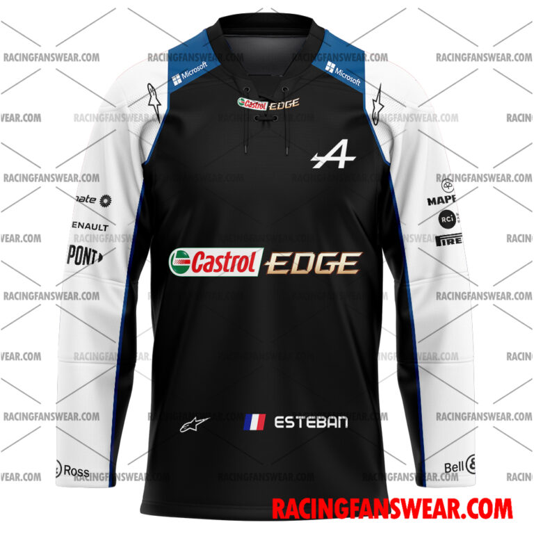 Formula One store - Loyal fans of Esteban Ocon's Unisex Baseball Jerseys,Kid Baseball Jerseys,Youth Baseball Jerseys,Men's Hockey Jerseys,WoMen's Hockey Jerseys,Youth's Hockey Jerseys:vintage formula one racing suit,uniform,apparel,shirts,merch,hoodie,jackets,shorts,sweatshirt,outfits,clothes