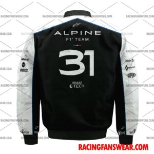 Esteban Ocon Formula Racing 2022 Uniform Clothes Bomber Thick Coat Sleeveless Hoodie Hooded T-Shirt 1 Formula One store - Loyal fans of Esteban Ocon's Bomber Jacket,Unisex Thick Coat,Unisex Sleeveless Hoodie,Unisex Hooded T-Shirt,Kid Sleeveless Hoodie,Kid Hooded T-Shirts,Kid Thick Coat:vintage formula one racing suit,uniform,apparel,shirts,merch,hoodie,jackets,shorts,sweatshirt,outfits,clothes