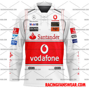 Lewis Hamilton Formula One Racing 2008 Vodafone Uniform Apparel Clothes Baseball Jersey Hockey Jersey 3 Formula One store - Loyal fans of Lewis Hamilton's Unisex Baseball Jerseys,Kid Baseball Jerseys,Youth Baseball Jerseys,Men's Hockey Jerseys,WoMen's Hockey Jerseys,Youth's Hockey Jerseys:vintage formula one racing suit,uniform,apparel,shirts,merch,hoodie,jackets,shorts,sweatshirt,outfits,clothes