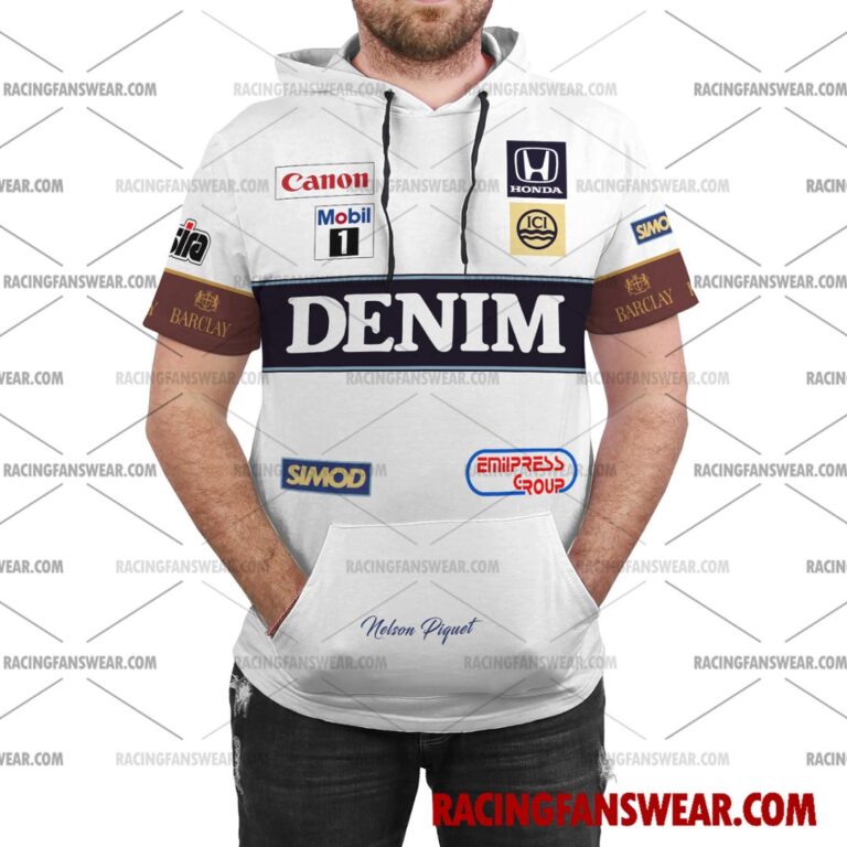 Formula One store - Loyal fans of Nelson Piquet's Bomber Jacket,Unisex Thick Coat,Unisex Sleeveless Hoodie,Unisex Hooded T-Shirt,Kid Sleeveless Hoodie,Kid Hooded T-Shirts,Kid Thick Coat:vintage formula one racing suit,uniform,apparel,shirts,merch,hoodie,jackets,shorts,sweatshirt,outfits,clothes